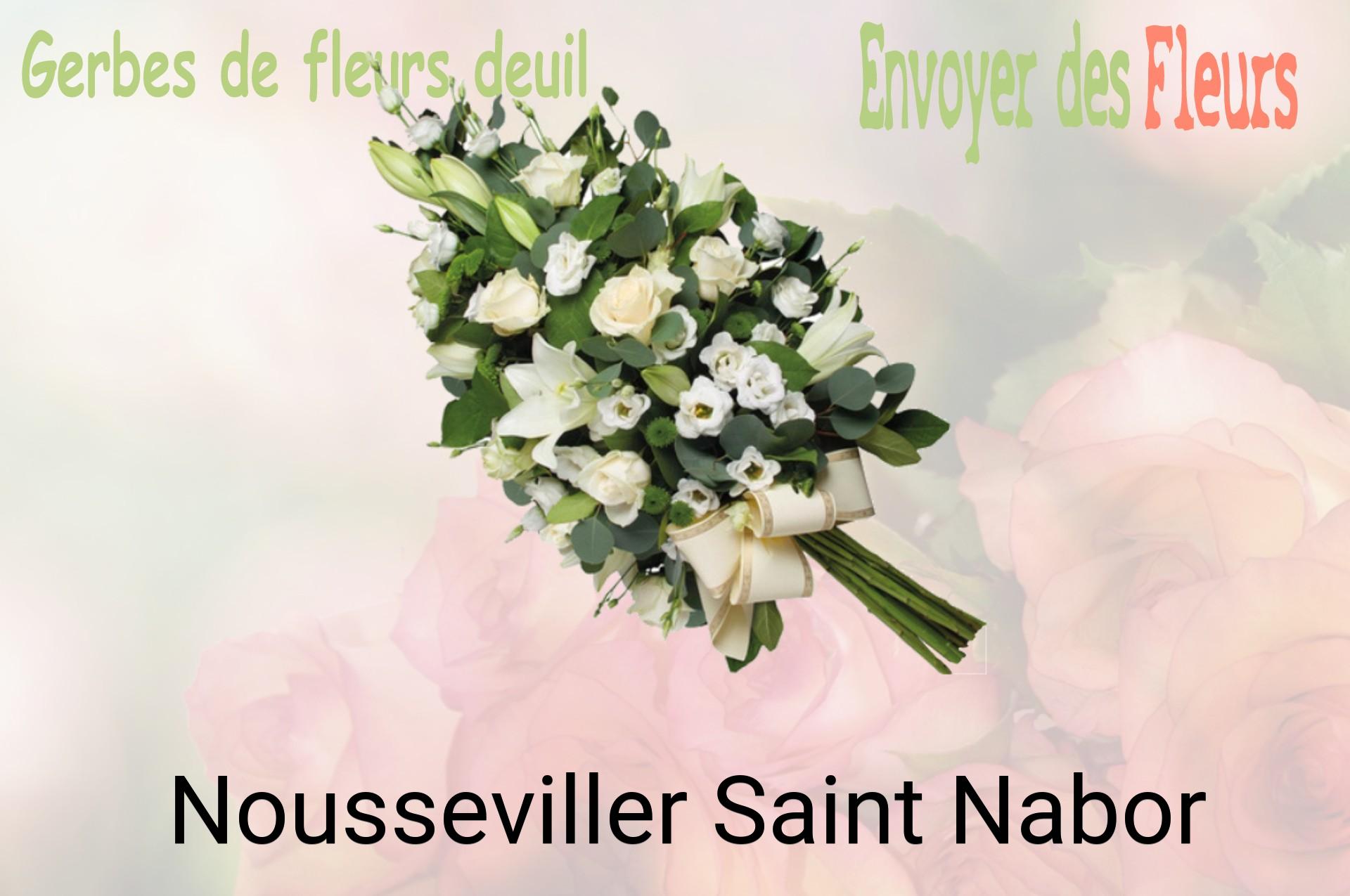Gerbe de fleurs de deuil livrée à Nousseviller-Saint-Nabor